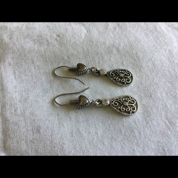 $8 ea or 3/$15 Silvertone Heart & Drop Earrings - Picture 4 of 7